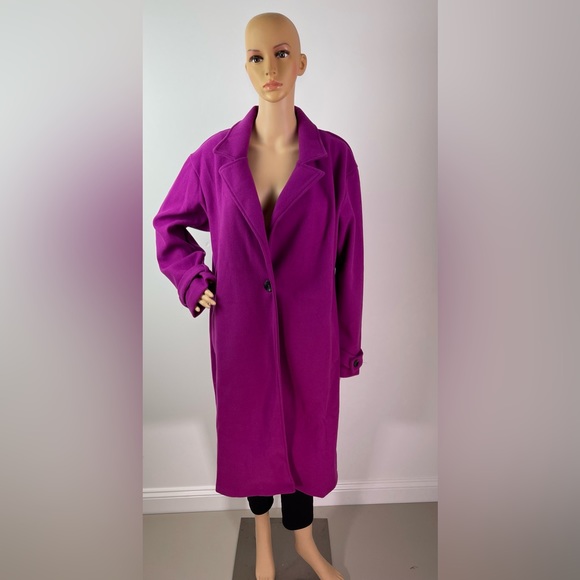 Haute Monde Women’s Button Front Collared Faux Suede Winter Jacket Coat Blazer - Picture 2 of 8